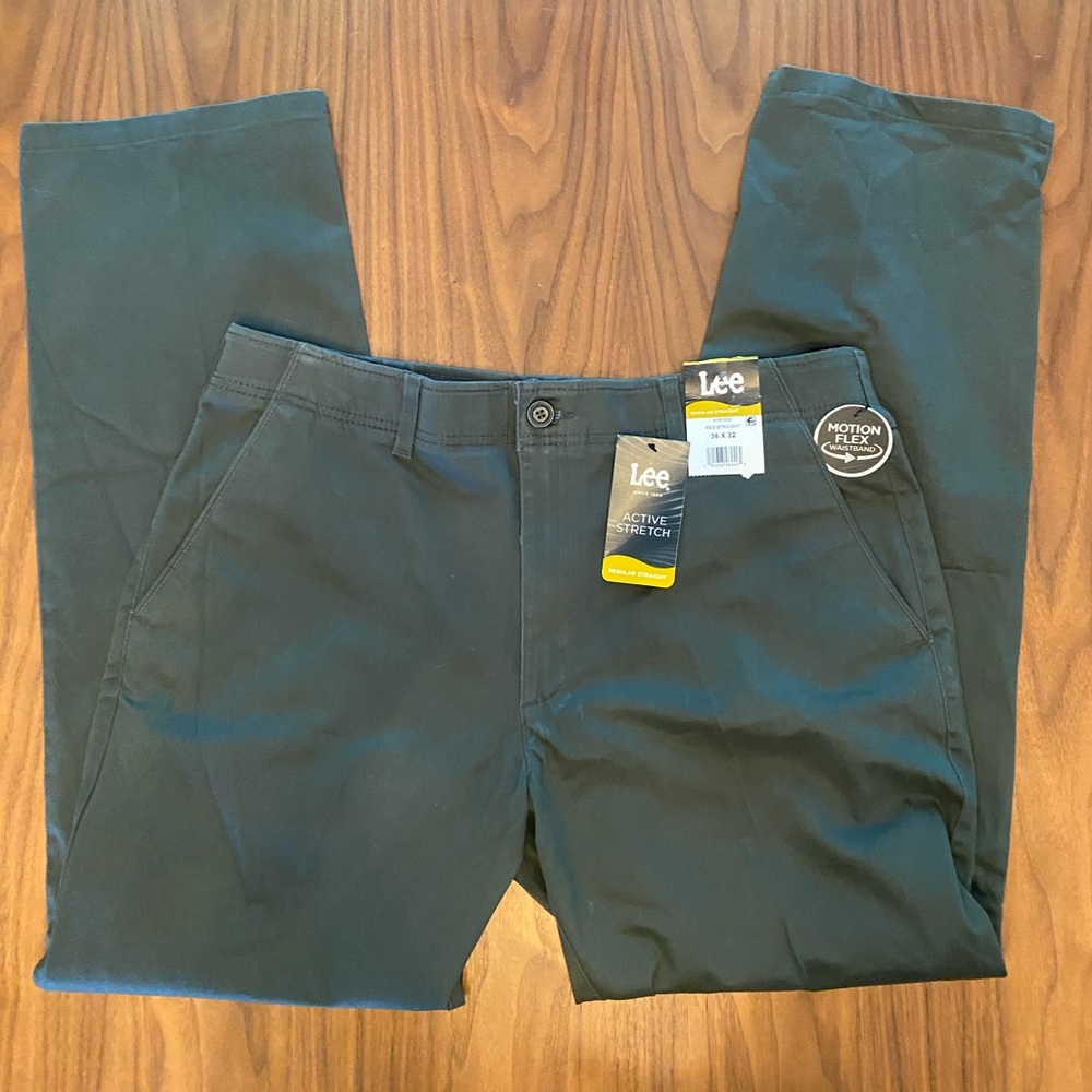 LEE Gray Regular Straight pants - Picture 1 of 9